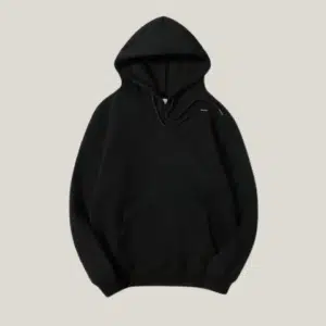 black Heavyweight Premium Hoodie for men by heaven wear fashion